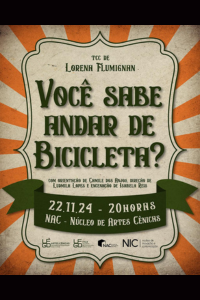 Cartaz VOCÊ SABE ANDAR DE BICICLETA